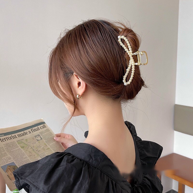 Kẹp Tóc Cho Bạn Nữ Hình Cánh Chuồn Phong Cách Tiểu Thư