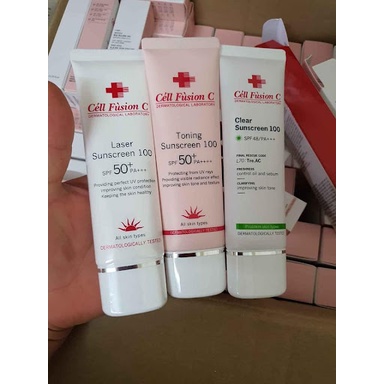 Kem Chống Nắng Cell Fusion C Laser Sunscreen 100 SPF50+/PA+++ 50ml_hakio.offical | BigBuy360 - bigbuy360.vn