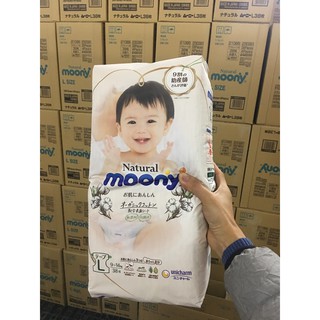 Bỉm Moony Natural size M46 Dán Nội địa Nhật