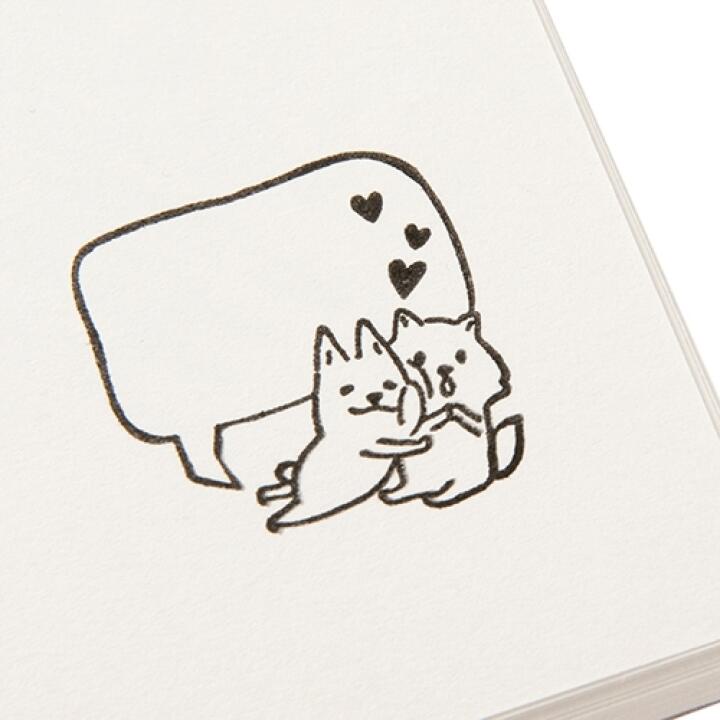 Bộ Tem In ARTBOX Hàn Quốc Hình Cún Shiba 20 Kiểu