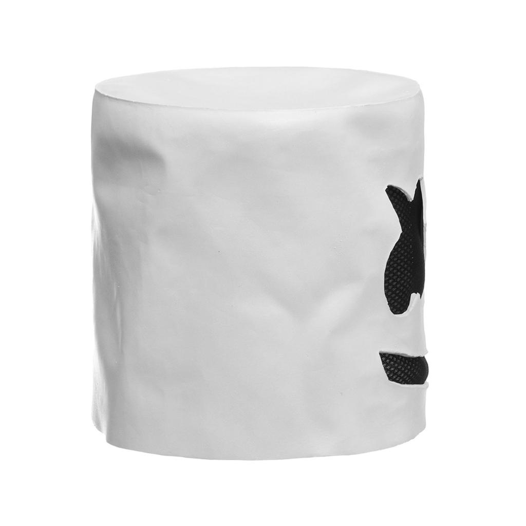 Mặt nạ hóa trang DJ Marshmello màu trắng cho tiệc Halloween