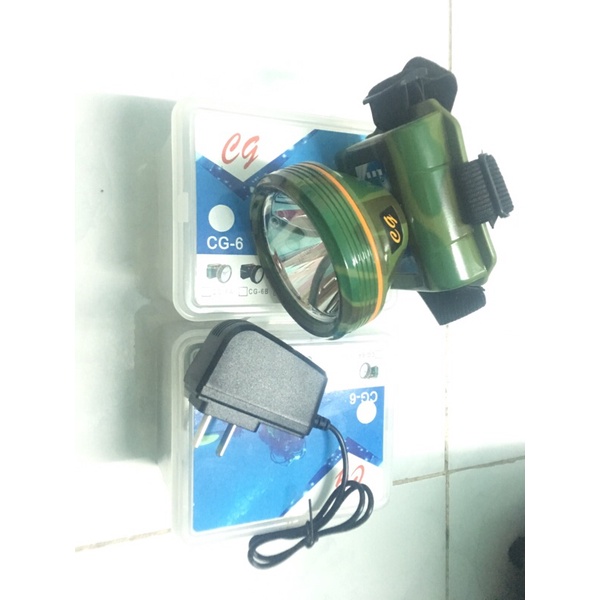 Đèn Pin Đeo Đầu Siêu Sáng, Đèn Pin Sạc Điện CG