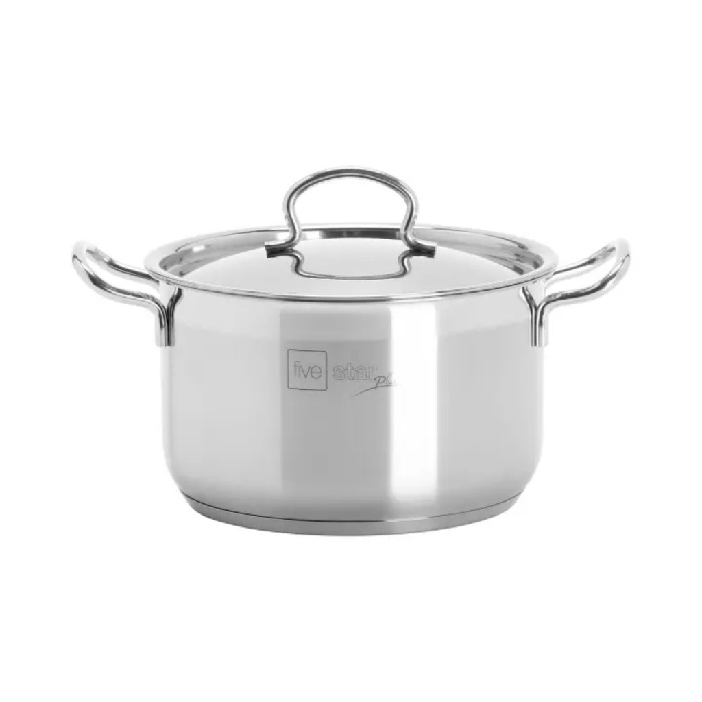 Combo bộ nồi cao cấp inox 304 và chảo chống dính 24cm Fivestar 9 món. tặng 2 muỗng canh inox