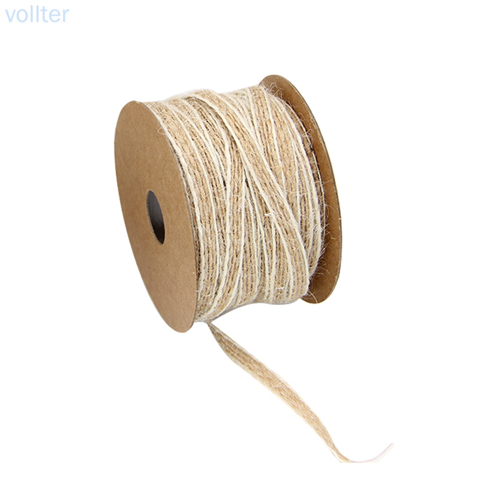 Cuộn dây ruy băng vải bố 10m trang trí đa dụng chất lượng cao