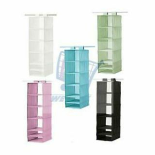 GIÁ TREO TRONG TỦ QUẦN ÁO 6 NGĂN IKEA SKUBB 35X45X125 cm
