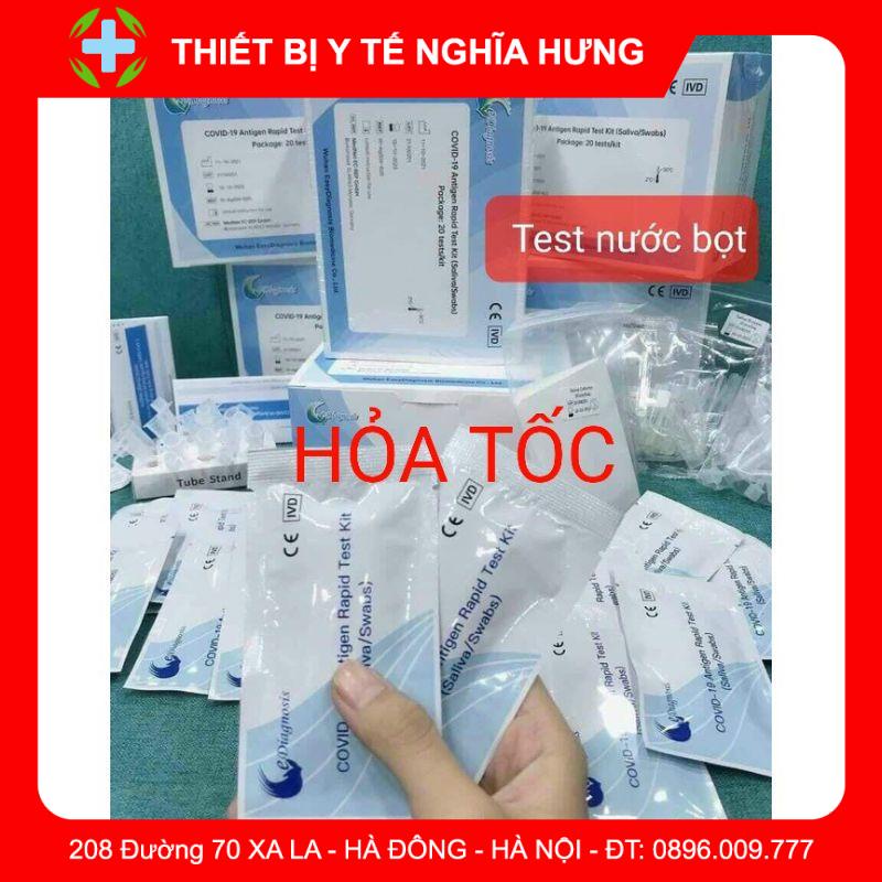 Test Nhanh Tại Nhà - Test Nước Bọt, Test Mũi