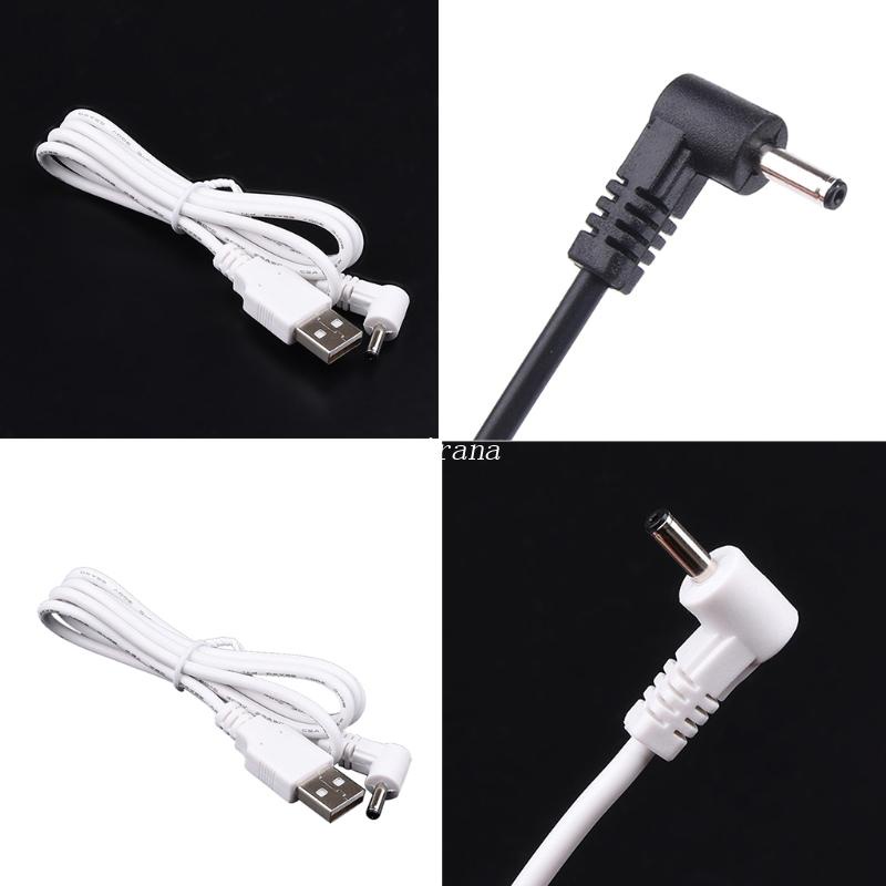 5V for  Power Cable USB to for  3.5x1.35mm Plug Charging Cord with Elbow