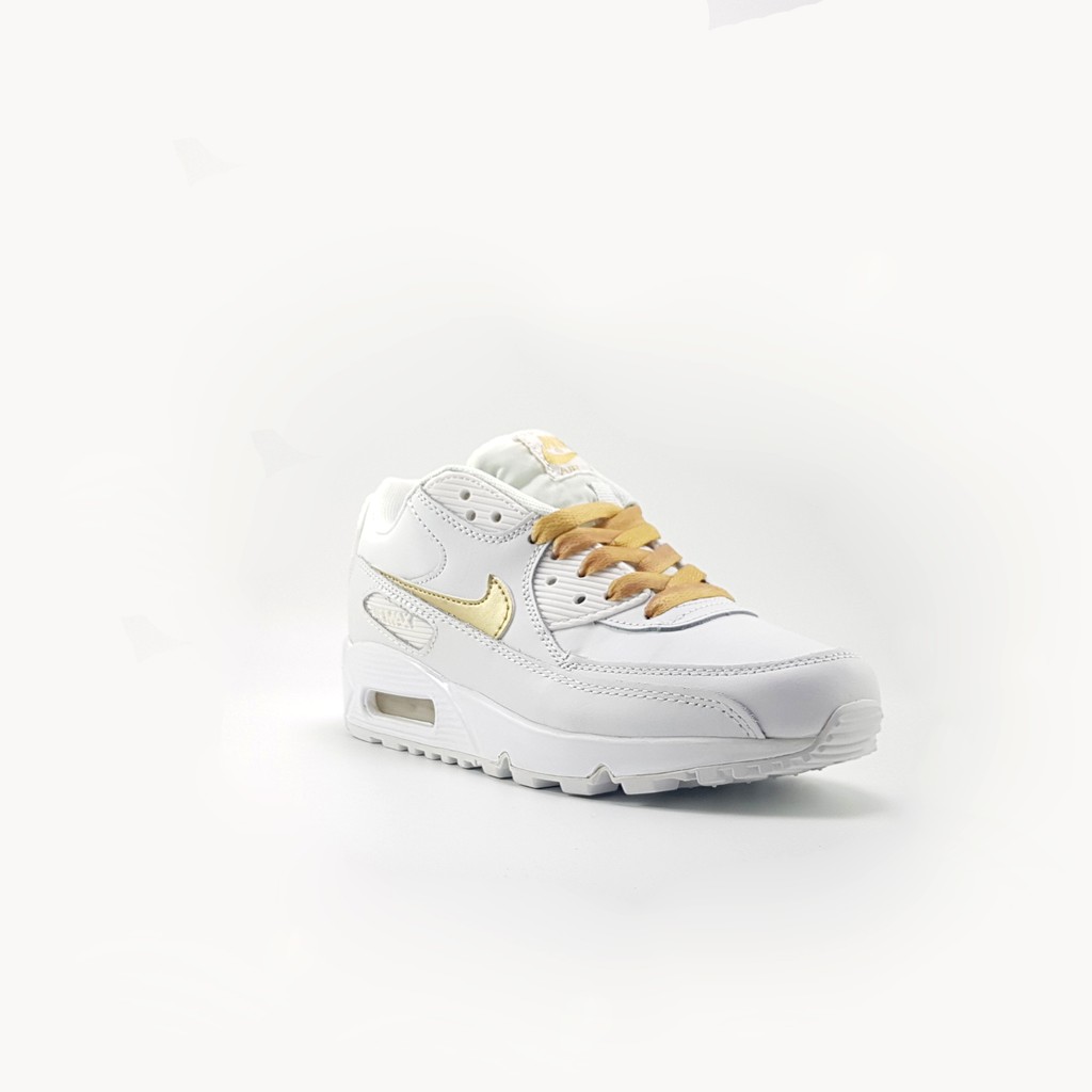 Giày thể thao - Sneaker đệm khí - air max 90 White Gold