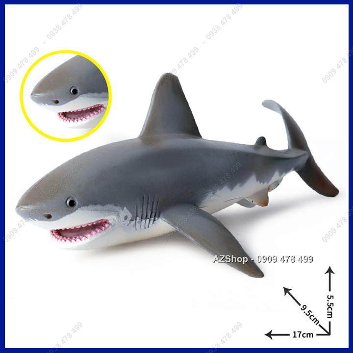 Mô Hình Cá Mập Size Trung - Thế Giới Động Vật - 7672.1