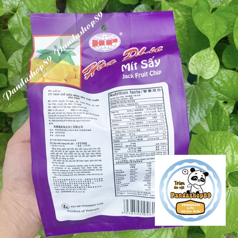 Mít sấy Hoà Phát giòn ngon  ( gói 100g)