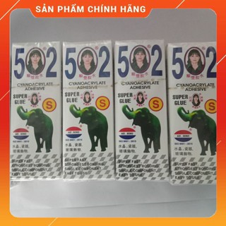 Combo 5 Lọ Keo Con Voi Đức Anh, Keo 502 Cô Gái Độ Dính Kết Cao