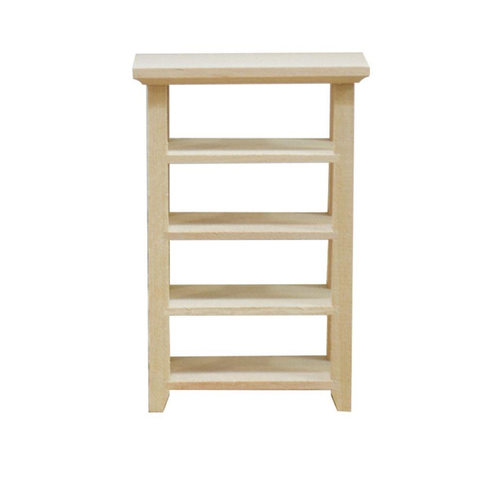 Kệ Sách Nhiều Tầng Mini Trang Trí Nhà Búp Bê Tỉ Lệ 1: 12