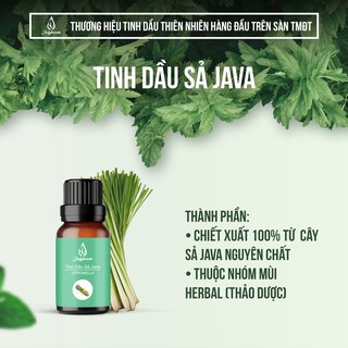 Tinh dầu Sả Java xông phòng, ngừa cảm cúm Julyhouse 10ml