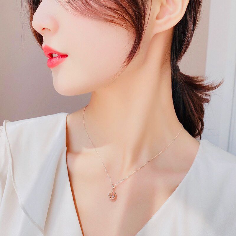 ❤zheting❤Vòng cổ Mặt Hình Chuột Mickey Thông Minh Thời Trang