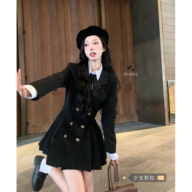 2W577.Đầm Hepburn phong cách kiểu Pháp siêu xinh