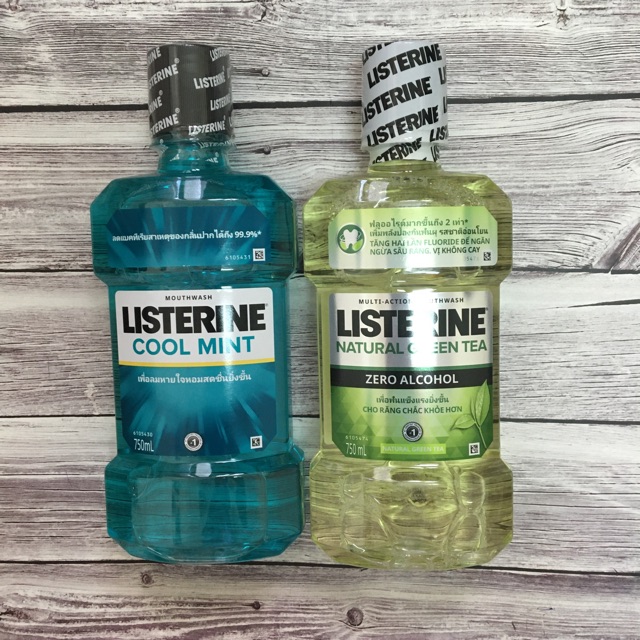 Nước súc miệng Listerine 750 ml Thái Lan THƠM MÁT, SẠCH SẼ