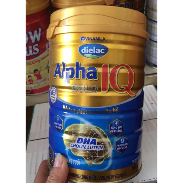 Sữa bột Dielac Alpha Gold IQ Step 2 900g   **** HSD 2023 ****