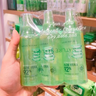 Xịt khoáng lô hội aloe vera
