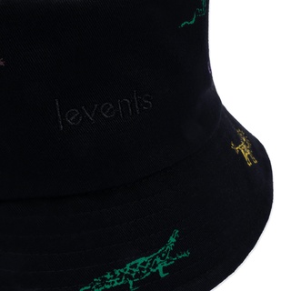Nón Levents Bucket Hat/ Black Chất Cotton Unisex