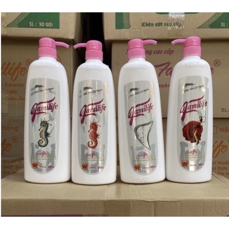 Sữa tắm Familife cá ngựa 1000ml