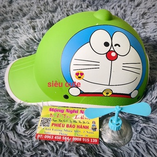 Nón Bảo hiểm kết đoremon ( có tặng kèm chong chóng ) siêu cute