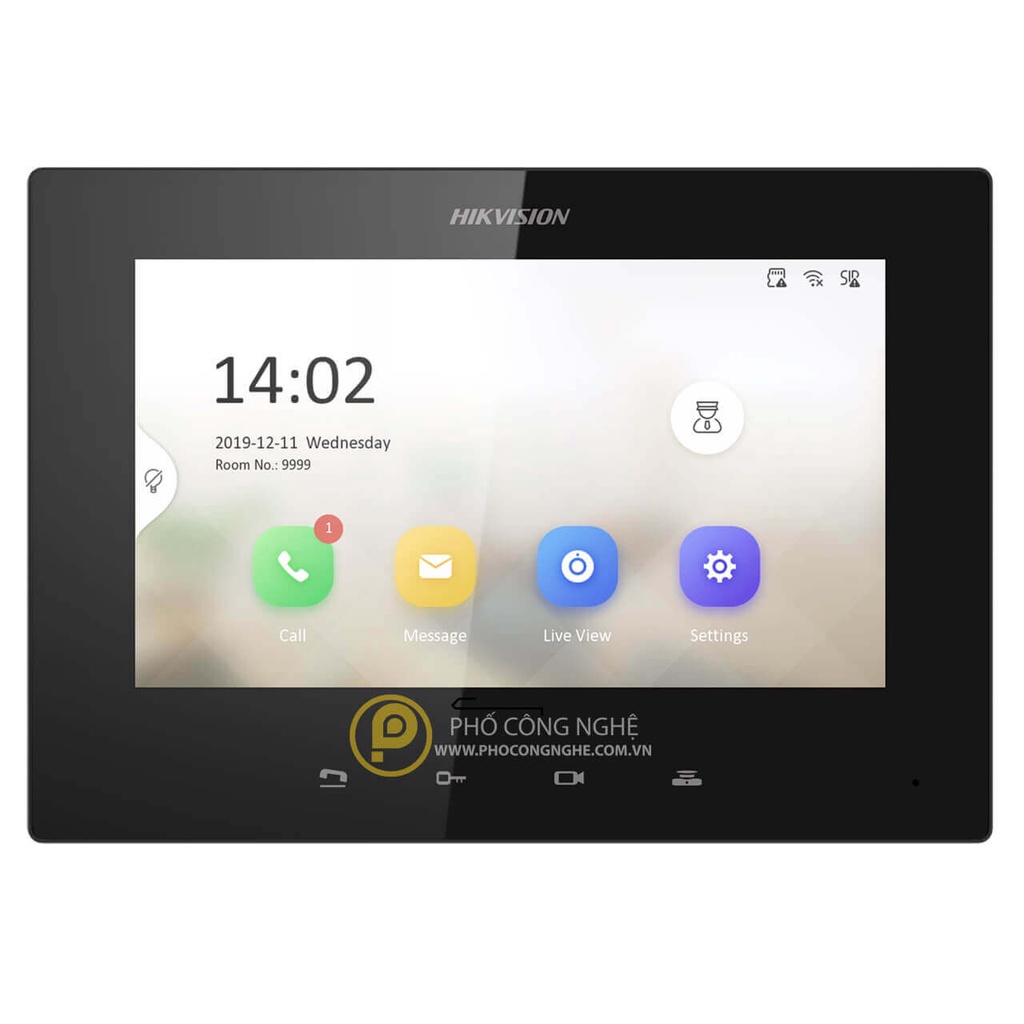 Màn hình 7 inch chuông cửa IP Hikvision DS-KH6320-LE1