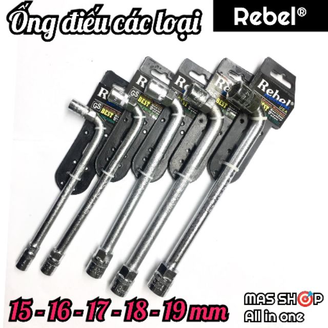 Cần điếu - Ống điếu cao cấp đạt chuẩn USA Rebel 15, 16, 17, 18, 19