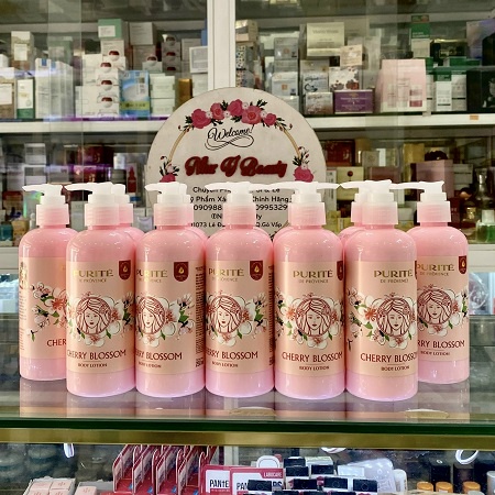 Sữa Dưỡng Thể Hoa Anh Đào, Hoa Hồng Sáng Mịn Da Purite By Provence Chai 250ML