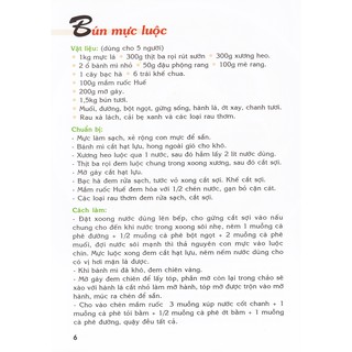 Sách 30 Món Bún Ngon (Quỳnh Hương)