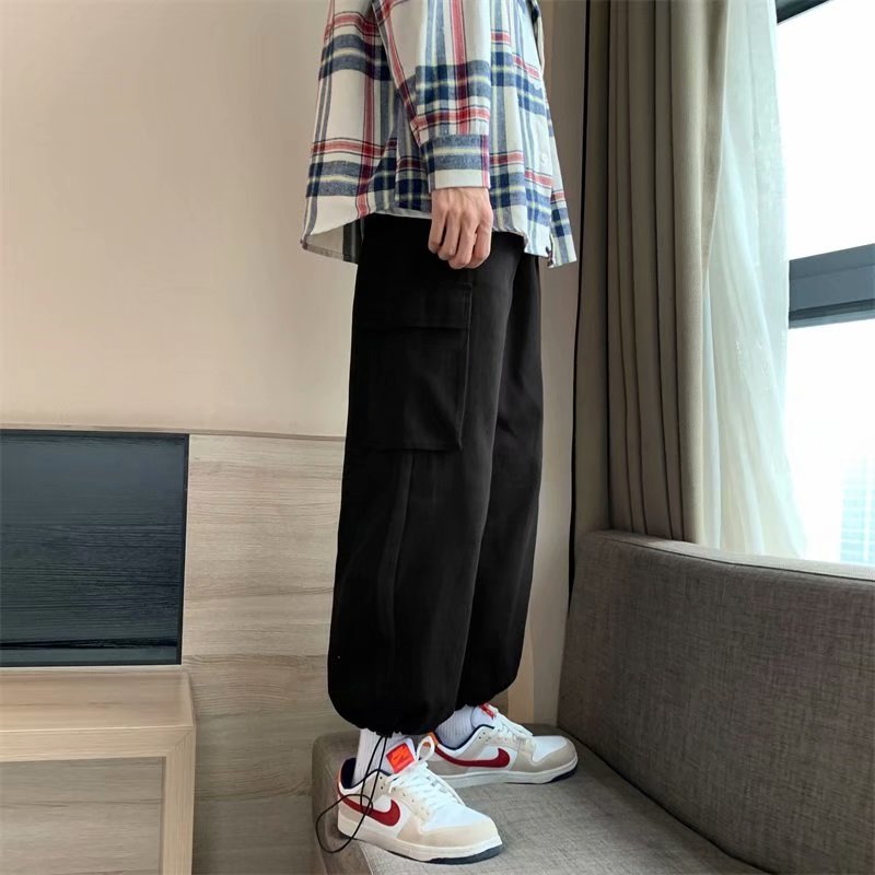 Korean Fashion Multi-Pocket Long Pants 2021 For Men | BigBuy360 - bigbuy360.vn