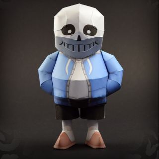 Mô hình giấy gameUndertale] Sans