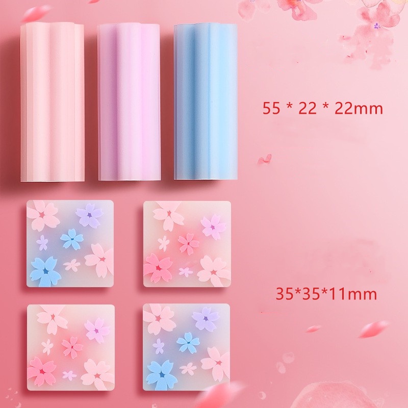Tẩy hoa anh đào Deli - ít vụn - không để vại vết 71135/ 71136 - vpp Quế Anh
