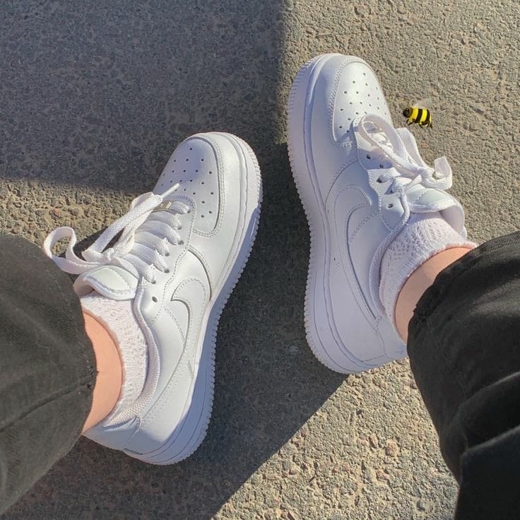 Giày Giá Rẻ Nam Nữ Nike Air Force 1 AF1 Trắng Cổ Thấp Đế Khâu, Giày Thể Thao Thời Trang Full Box Bill