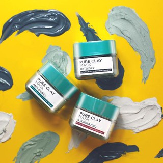 Mặt nạ đất sét - Pure Clay Mask của thương hiệu đình đám tới từ Pháp L’Oréal Paris.