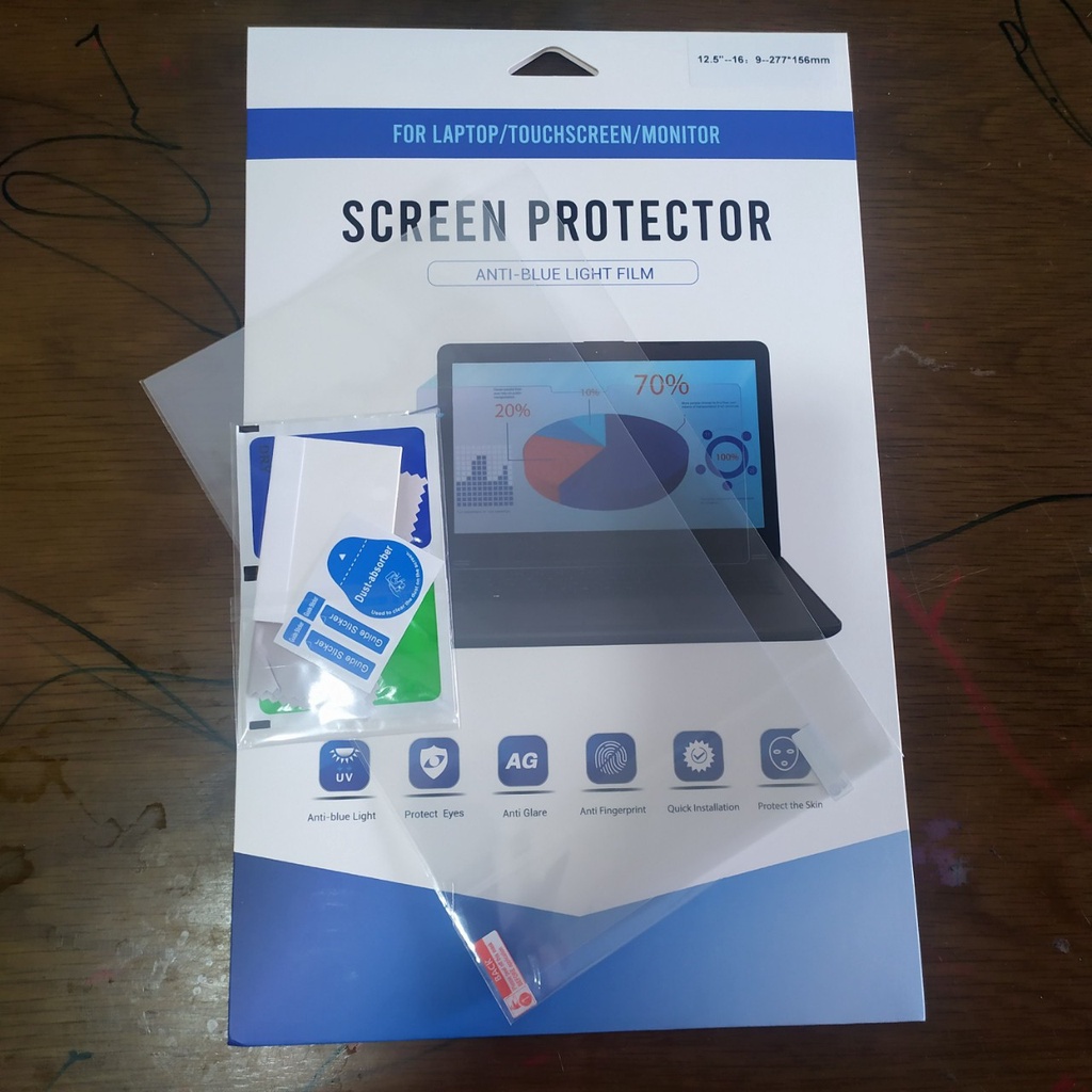 MIẾNG DÁN MÀN HÌNH CHỐNG ÁNH SÁNG XANH, TIA UV BẢO VỆ MÀN HÌNH MACBOOK