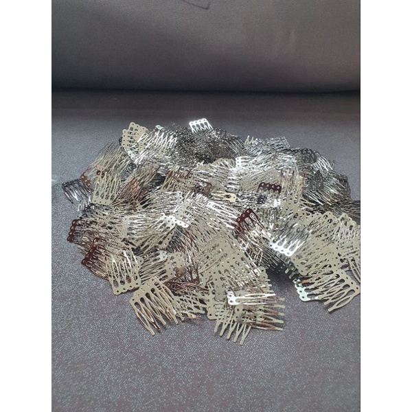 (5 cái)Xược cài tóc 5 răng size 27×39mm, Nguyên liệu làm cài tóc, nguyên liệu diy