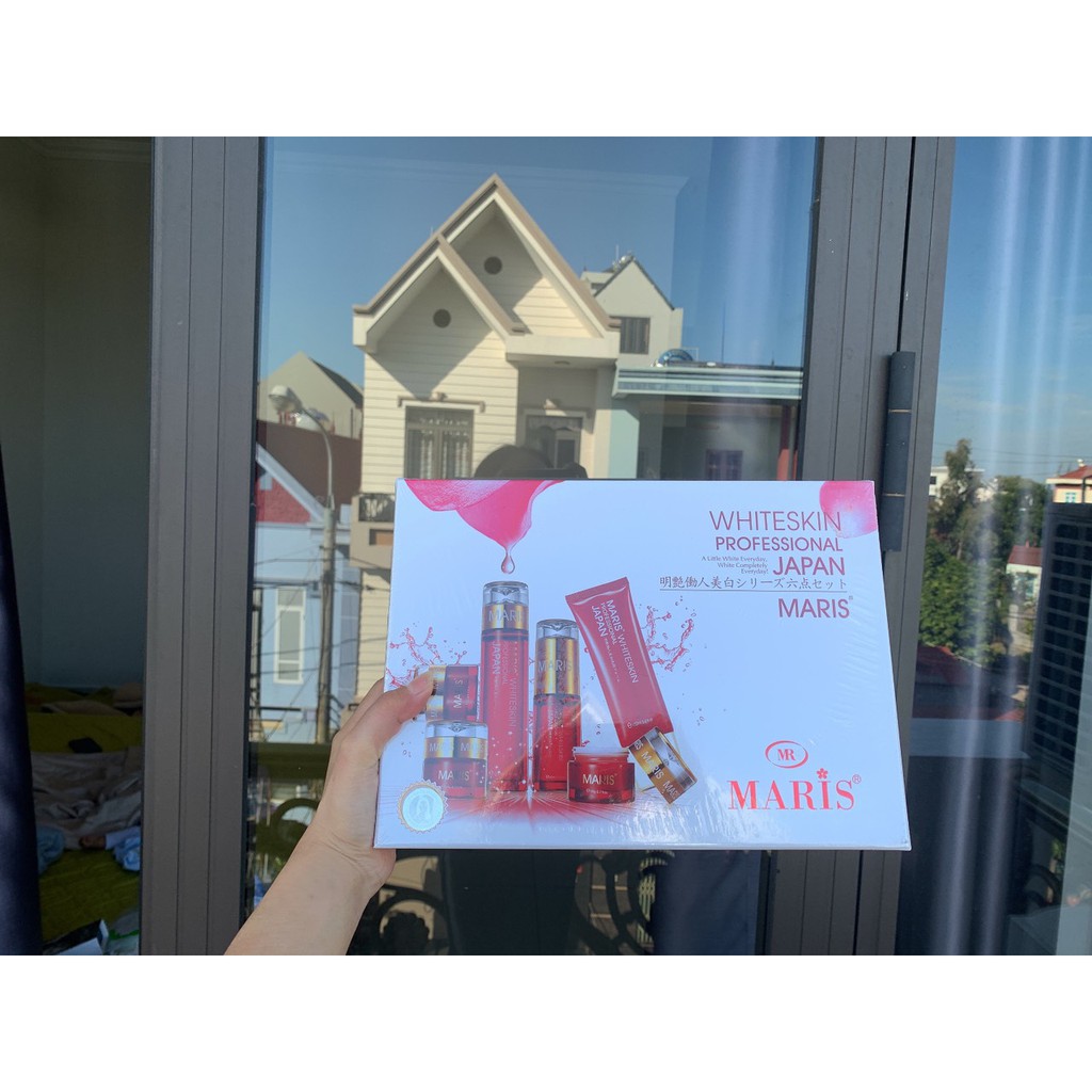Bộ mỹ phẩm sạch nám sáng da Maris 6in1 Nhật Bản Chính Hãng