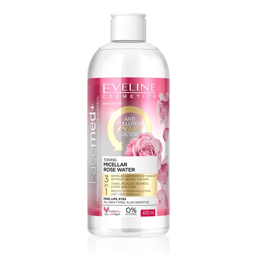 Nước Tẩy Trang Eveline, Tinh Chất Hoa Hồng Làm Trắng Sáng Mịn Da FACEMED 400ML | BigBuy360 - bigbuy360.vn