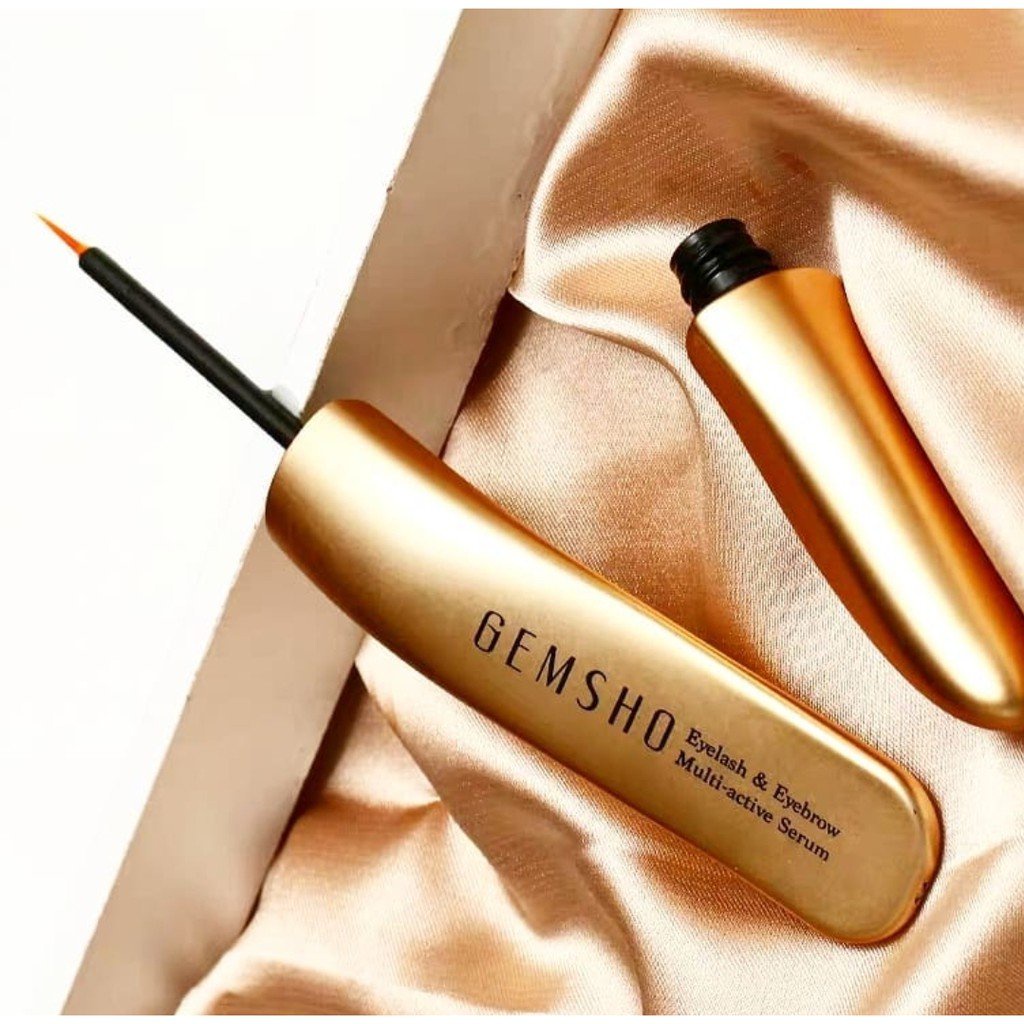 Serum Dưỡng Và Kích Mọc Mi Gemsho Giúp Dài Mi Đen Mày