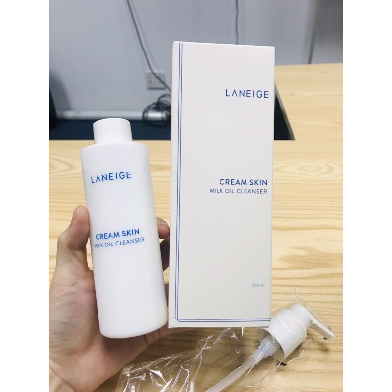 Dầu tẩy trang dạng sữa LANEIGE Cream Skin Milk Oil Cleanser 200ml