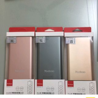 Sạc dự phòng yoobao 8000mah