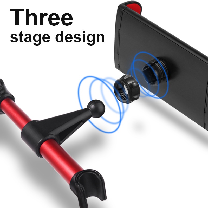 Giá Đỡ Điện Thoại / Máy Tính Bảng Xoay 360 Độ 4 Inch Gắn Ghế Sau Xe&quot;-11&quot; Giá Đỡ Điện Thoại Gắn Xe Hơi