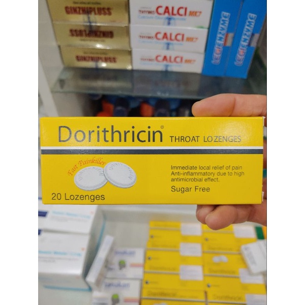 Viên, Kẹo ngậm Dorithricin  Hàng của Đức