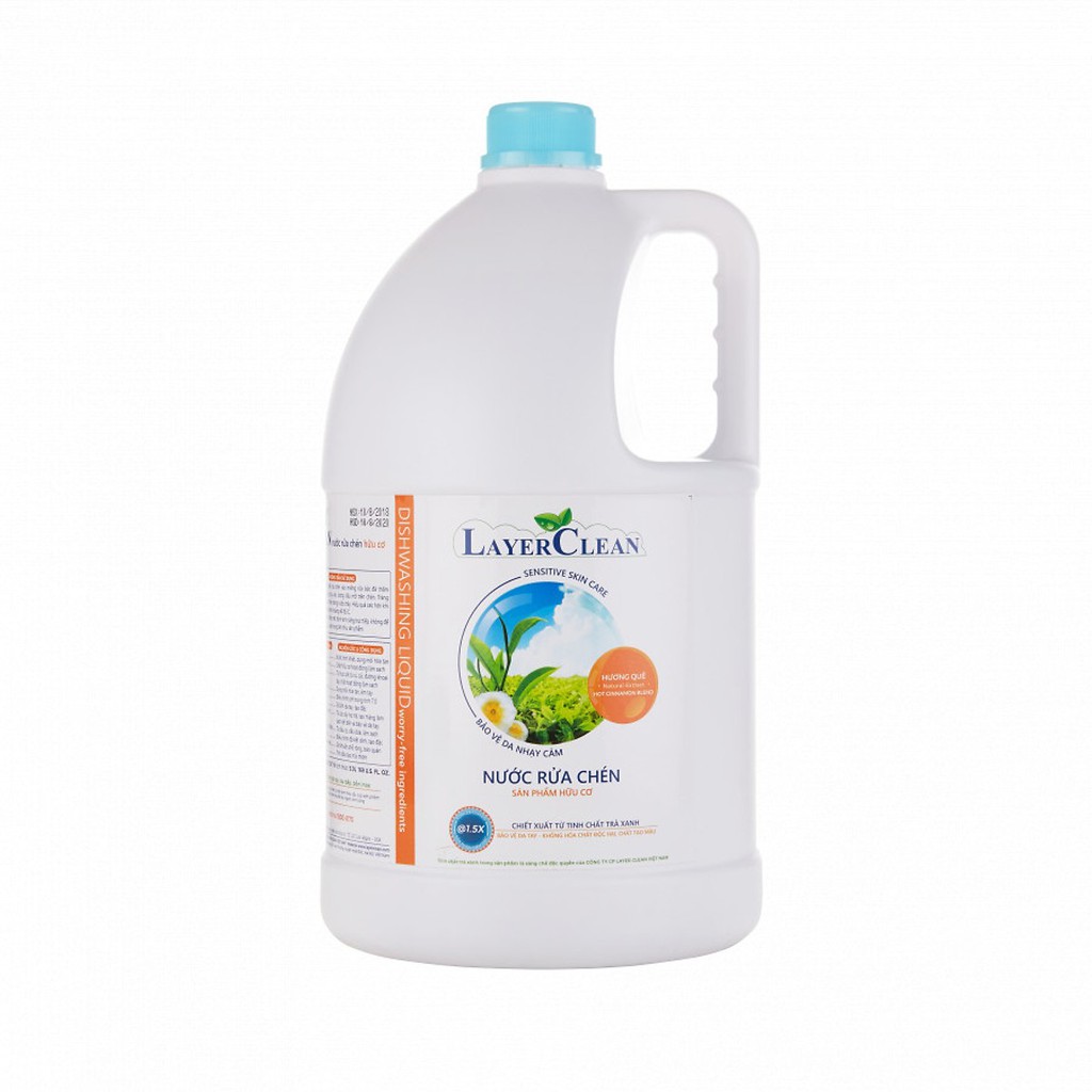 Nước Rửa Chén Hữu Cơ Layer Clean 5L