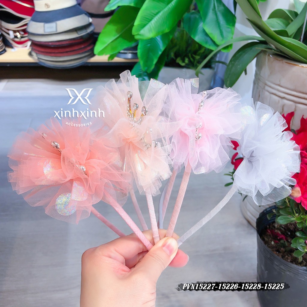 Xước tóc, bờm tóc cực cute phong cách Hàn Quốc cho bé gái - Xinh Xinh Accessories