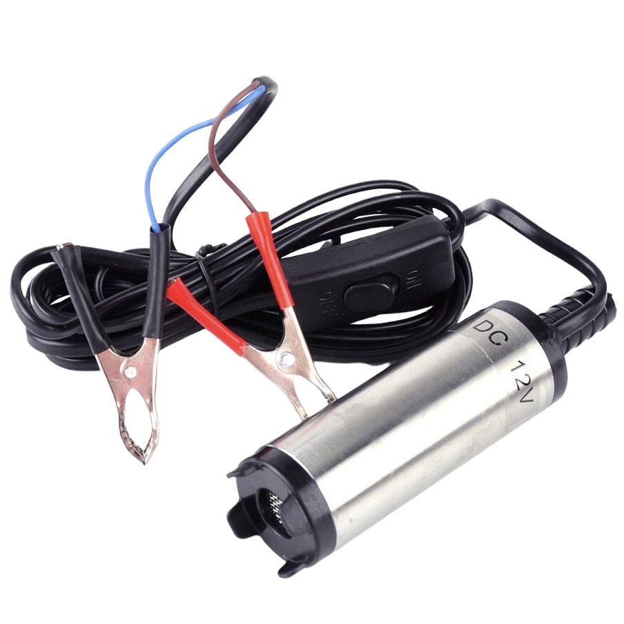 Máy bơm chìm mini, bơm dầu, bơm nước điện áp 12v và 24v