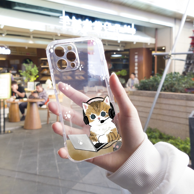 Ốp lưng iphone Ốp điện thoại tpu trong suốt thích hợp cho Iphone 11 11 promax 12pro 12 promax 13promax Xs Xr Xsmax 7 8 Plus 13mini
