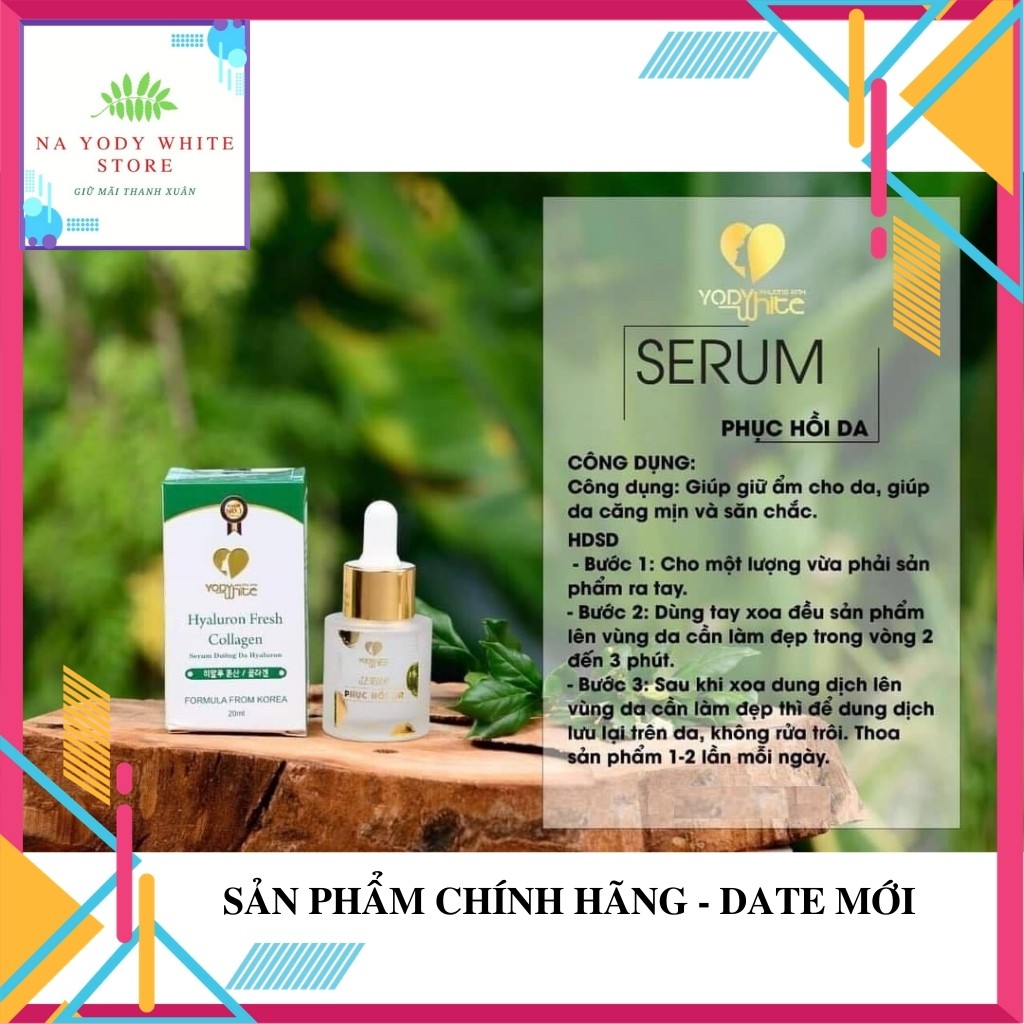 Serum phục hồi da Yody White Phương Anh giữ ẩm giúp da căng mịn, săn chắc.