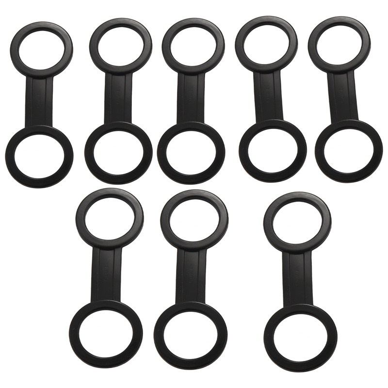 Bộ 8 Cái Kẹp Giữ Mặt Nạ Lặn Bằng Silicon Màu Đen