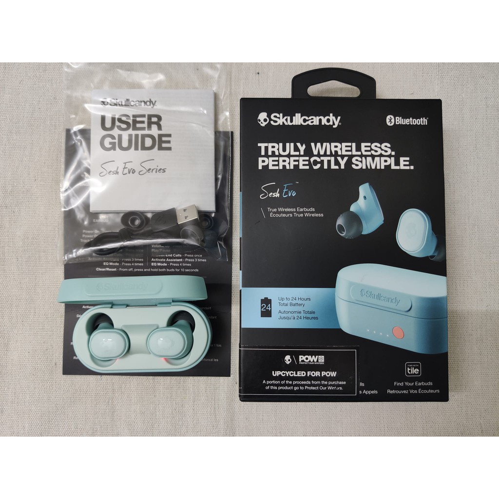 Puki shop / Tai nghe bluetooth Skullcandy Sesh Evo True Wireless - Hàng Chính Hãng